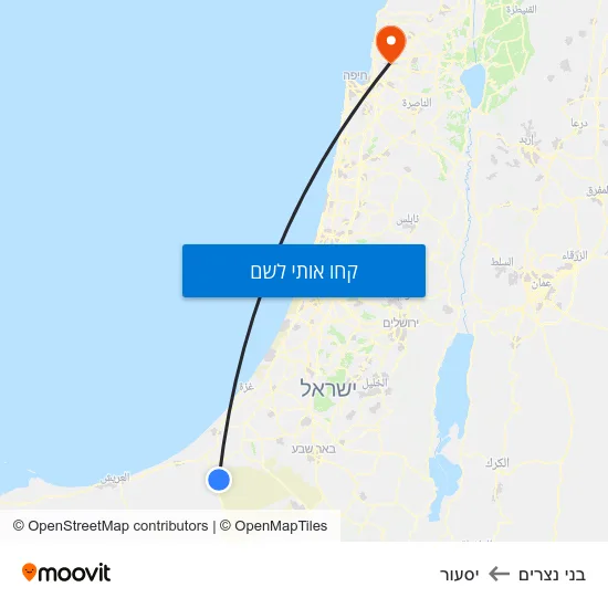 מפת בני נצרים ליסעור