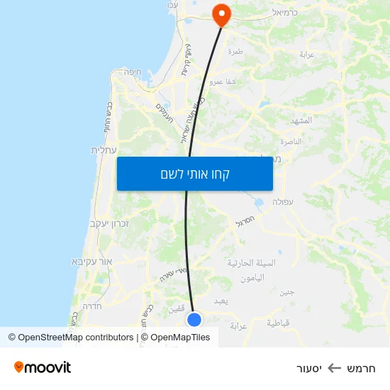 מפת חרמש ליסעור