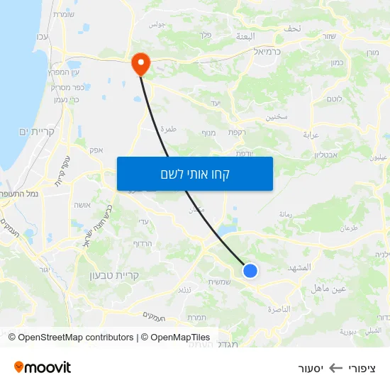 מפת ציפורי ליסעור