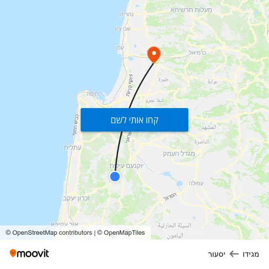 מפת מגידו ליסעור