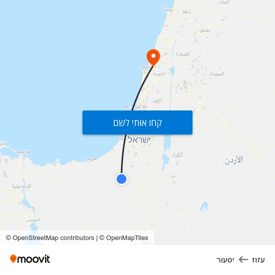 מפת עזוז ליסעור