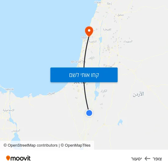 מפת צופר ליסעור