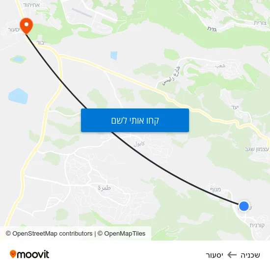 מפת שכניה ליסעור