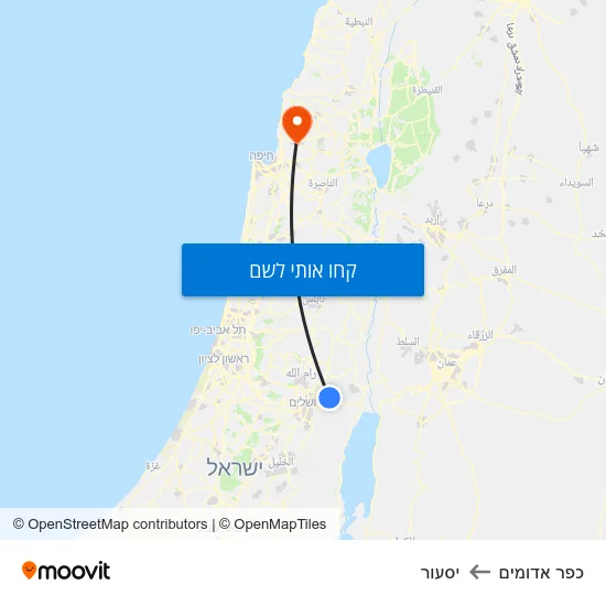 מפת כפר אדומים ליסעור