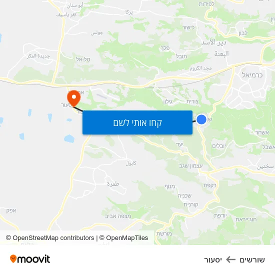 מפת שורשים ליסעור