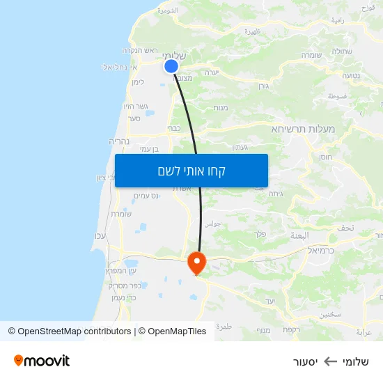 מפת שלומי ליסעור
