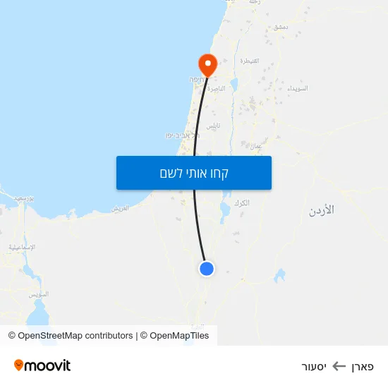 מפת פארן ליסעור