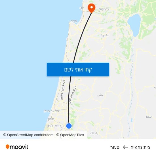 מפת בית נחמיה ליסעור