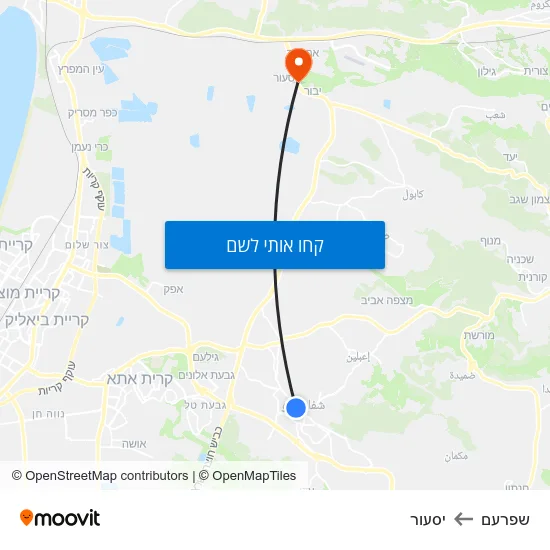 מפת שפרעם ליסעור