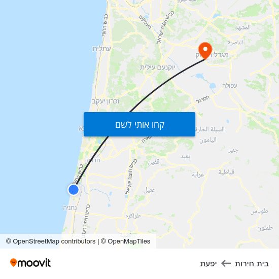 מפת בית חירות ליפעת