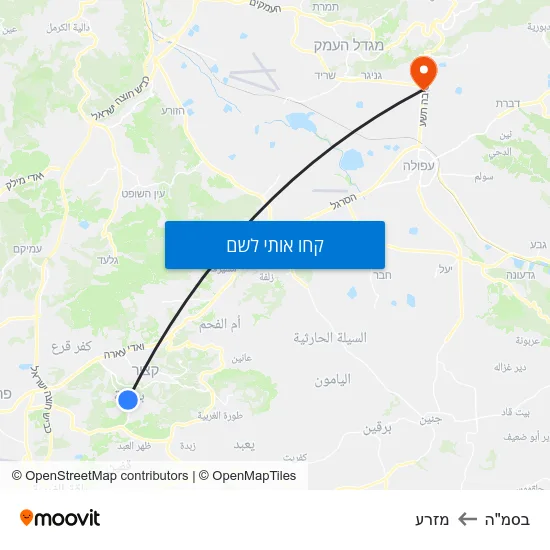 מפת בסמ"ה למזרע