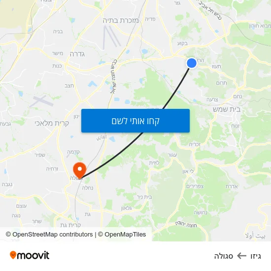 מפת גיזו לסגולה