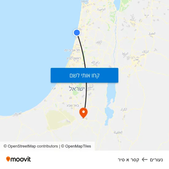 מפת נעורים לקסר א סיר