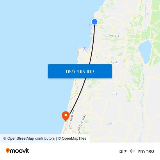 מפת גשר הזיו ליקום