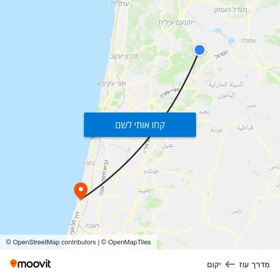 מפת מדרך עוז ליקום