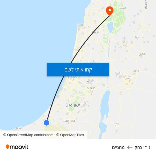 מפת ניר יצחק למחניים