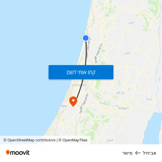 מפת אביחיל למישר