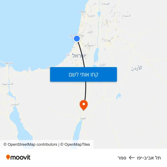 מפת תל אביב-יפו לסמר