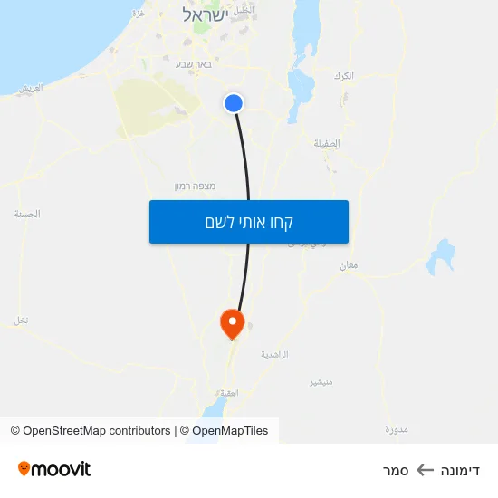 מפת דימונה לסמר