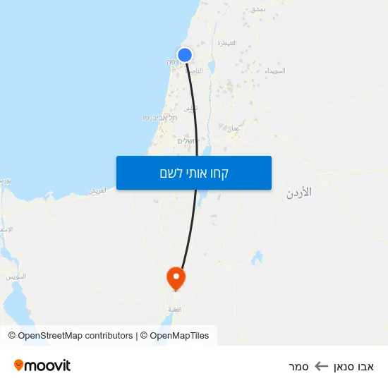 מפת אבו סנאן לסמר