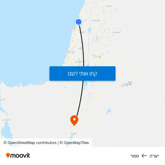 מפת יערה לסמר