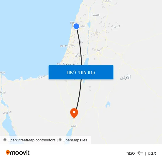 מפת אבטין לסמר