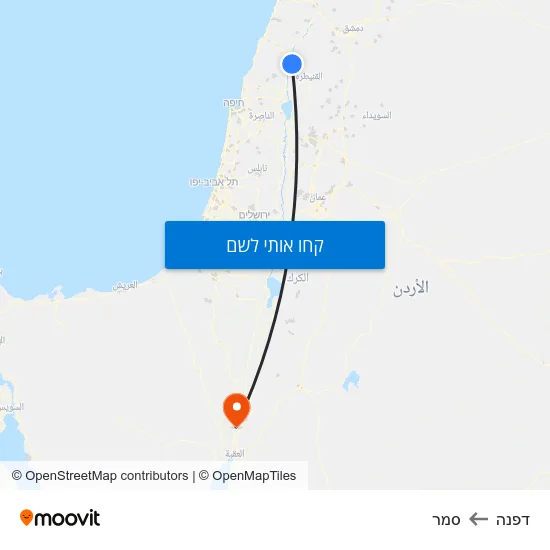 מפת דפנה לסמר