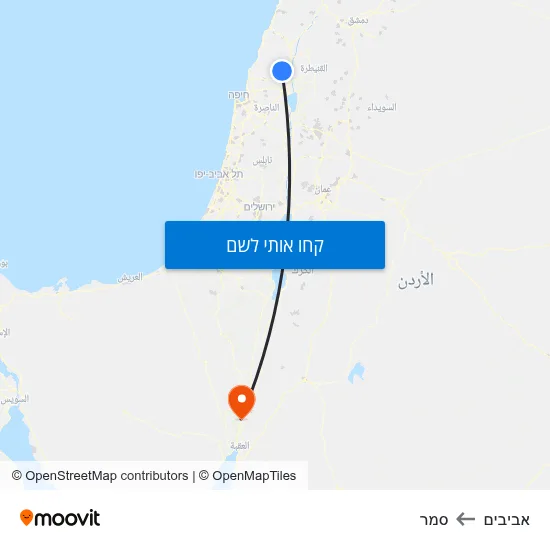 מפת אביבים לסמר