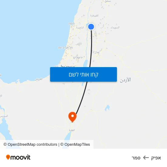 מפת אפיק לסמר