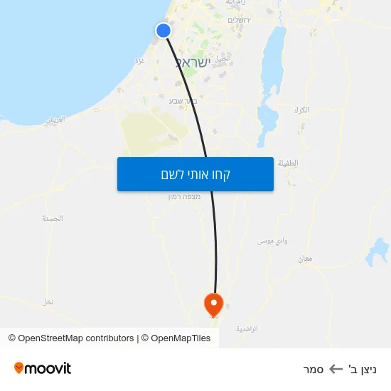 מפת ניצן ב' לסמר