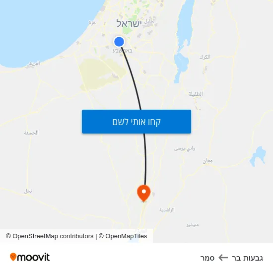 מפת גבעות בר לסמר