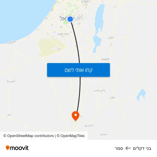 מפת בני דקלים לסמר