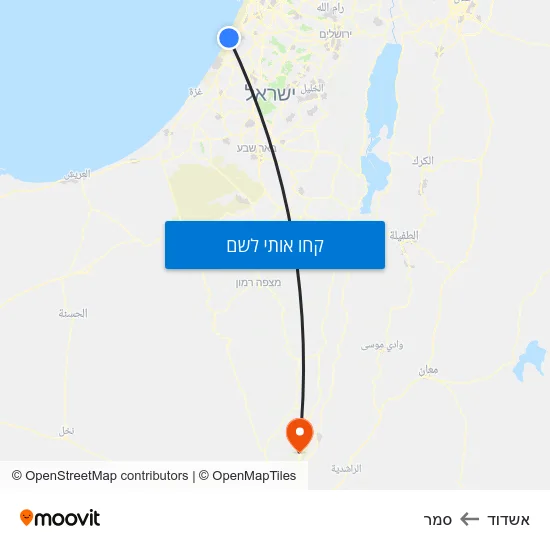 מפת אשדוד לסמר