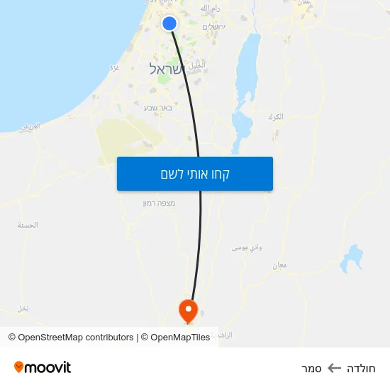 מפת חולדה לסמר