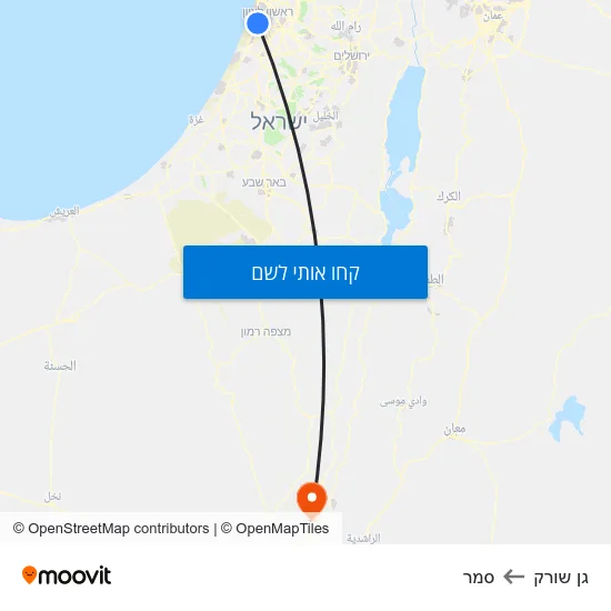 מפת גן שורק לסמר