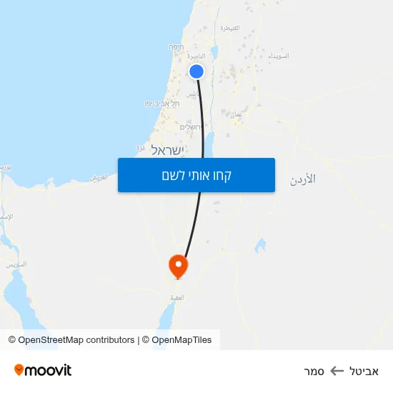 מפת אביטל לסמר