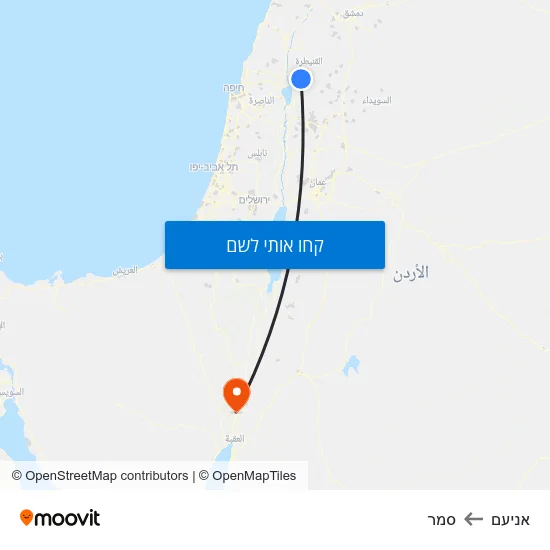 מפת אניעם לסמר