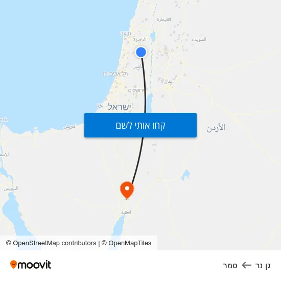 מפת גן נר לסמר