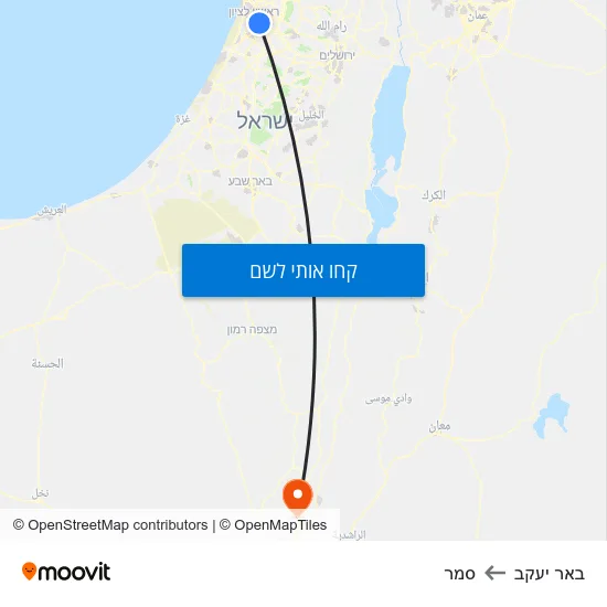 מפת באר יעקב לסמר