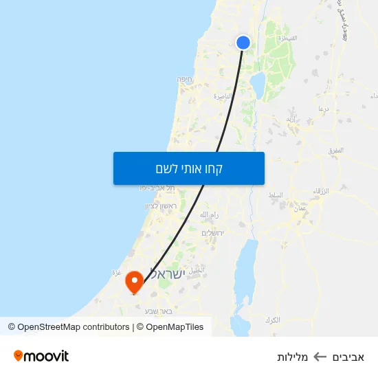 מפת אביבים למלילות