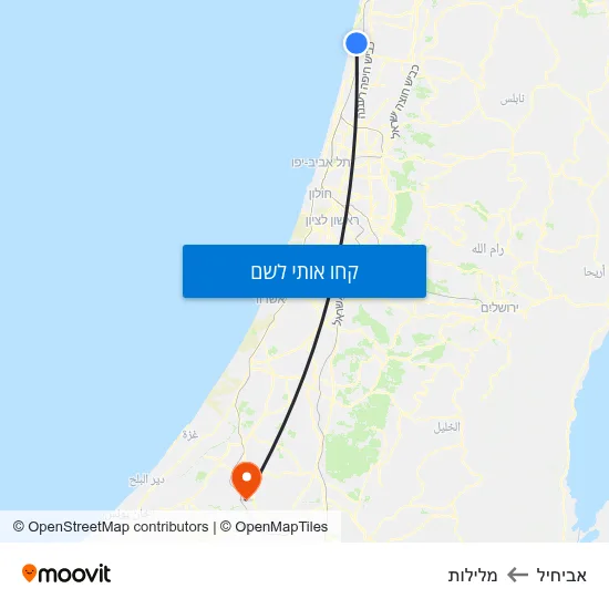 מפת אביחיל למלילות