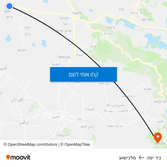 מפת ניר יפה למלכישוע