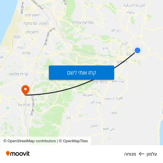 מפת עלמון למנוחה