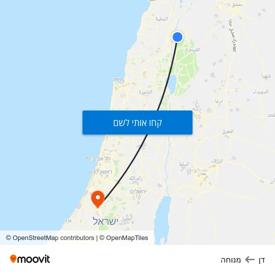 מפת דן למנוחה