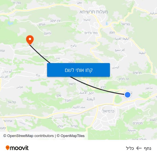 מפת נחף לכליל