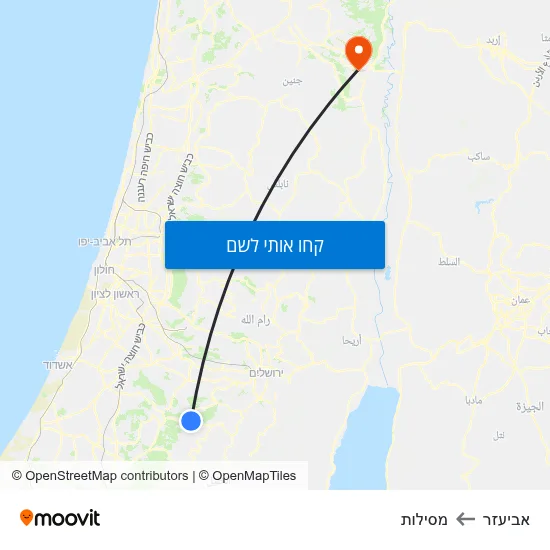 מפת אביעזר למסילות
