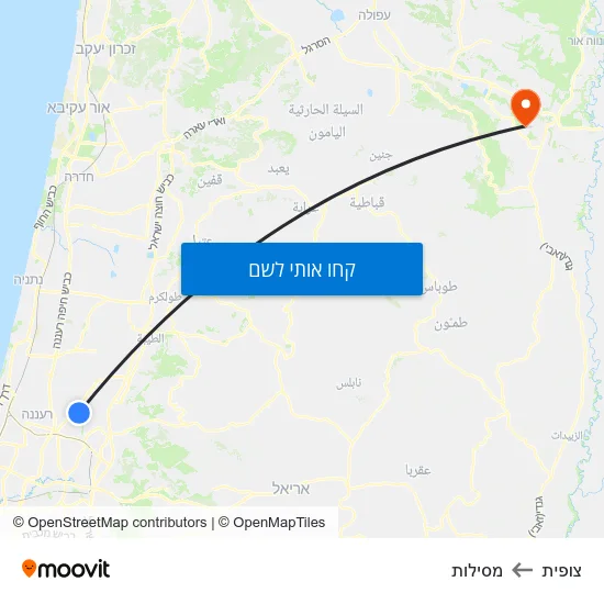 מפת צופית למסילות