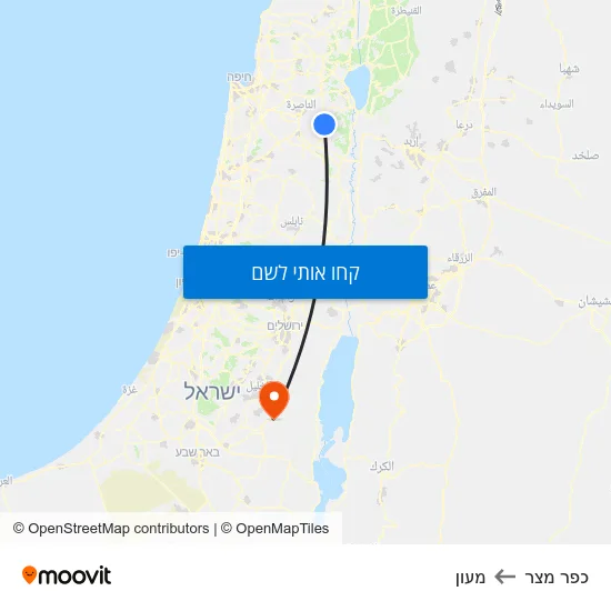 מפת כפר מצר למעון