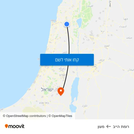 מפת רומת הייב למעון
