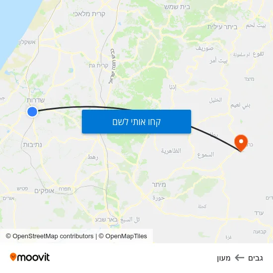 מפת גבים למעון